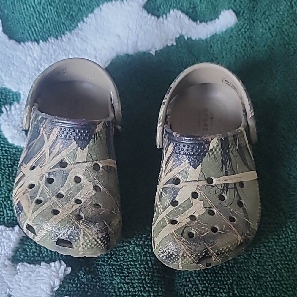 Kids Camouflage Crocs